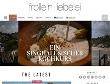 Tablet Screenshot of frolleinliebelei.com